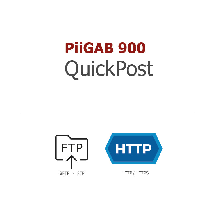 PiiGAB QuickPost (Ftp, Sftp, Http, Https) License