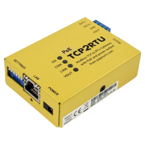 MODBUS TCP zu RTU / ASCII Konverter mit PoE Stromversorgung