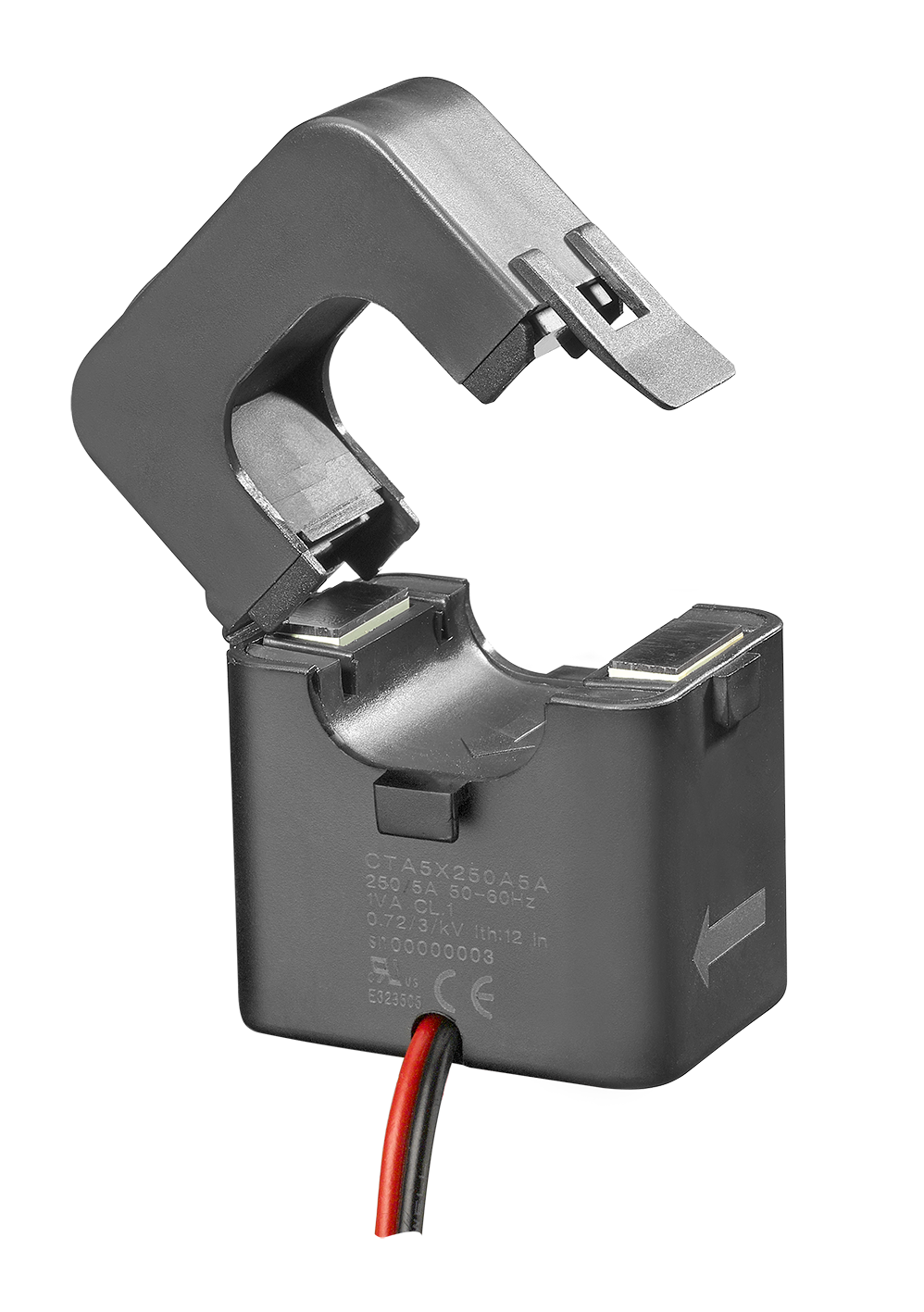 Split-core current transformer for electricity meter 200/5A CTA5