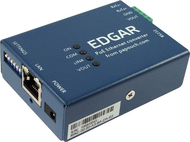 PoE Ethernet Seriell-Server mit Unterstützung für RS232 oder RS485